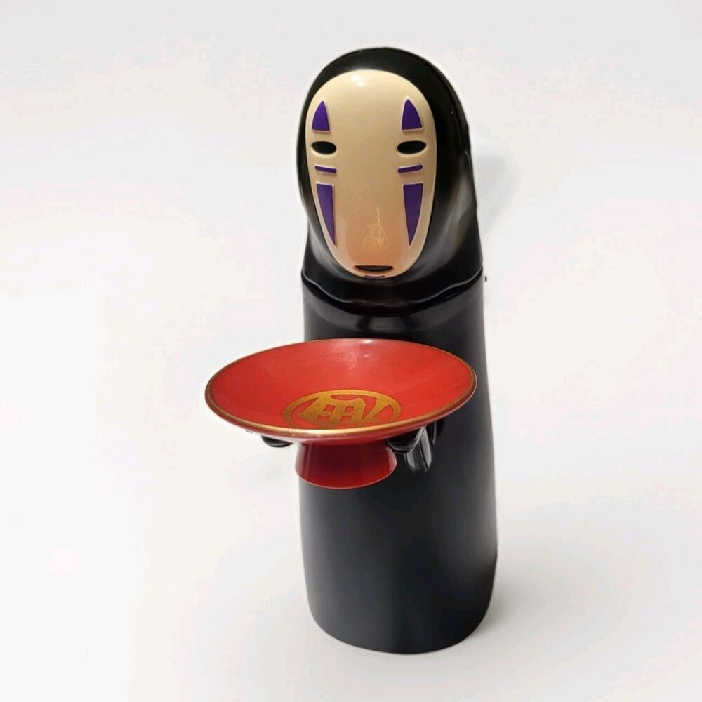SPIRITED AWAY Kaonashi No Face Studio Ghibli Tekky COIN BANK Works Burps! VIDEO